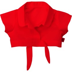 بلوز عروسک گره دار نارنجی